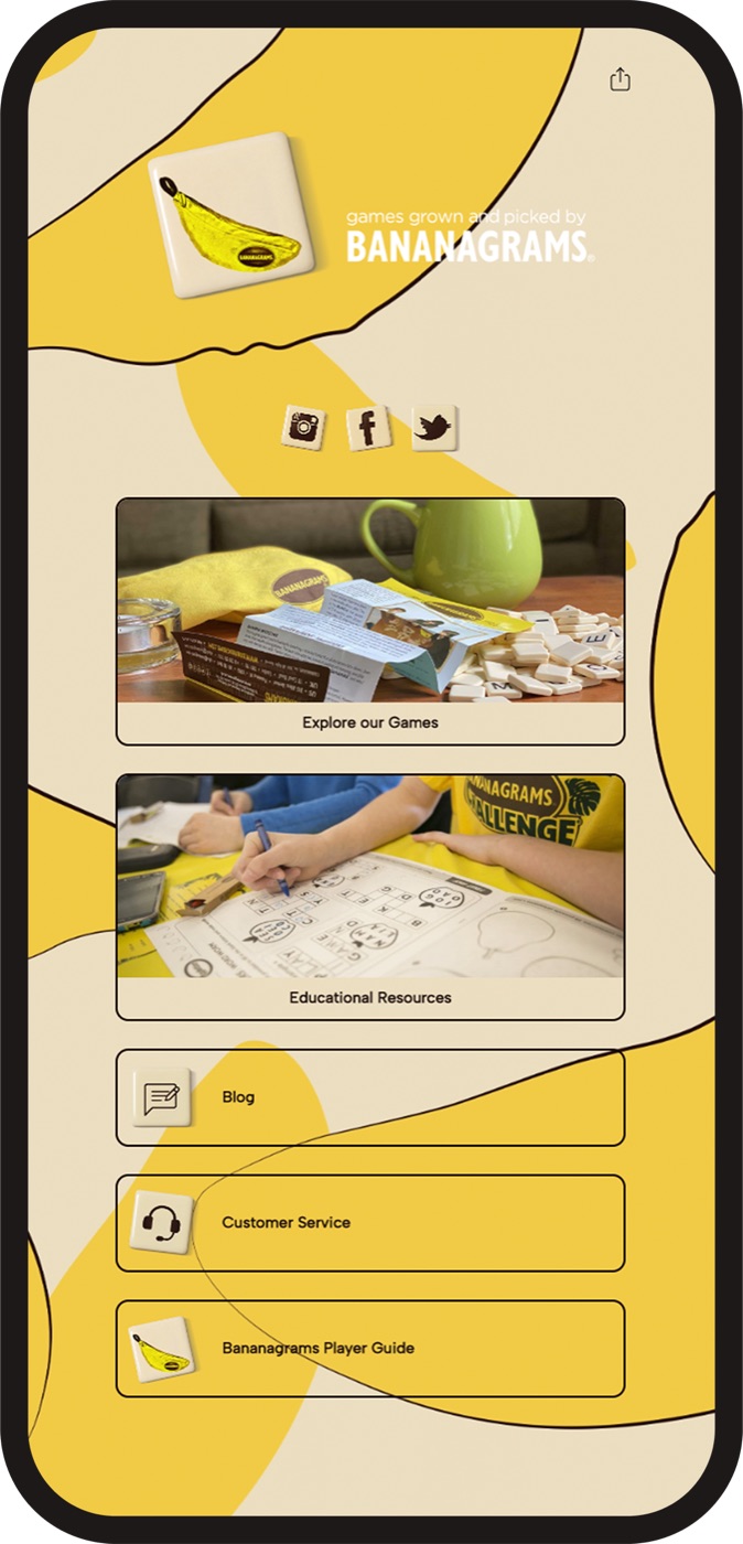 Bananagram flowpage